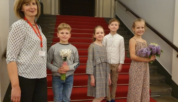 Jūnija vidū spēlē "Gudrības pilieni" piedalās Majoru vidusskolas 2.b klases komanda