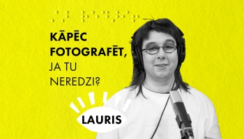 Lauris ir vājredzīgs, fotografē un spēlē orķestrī | Uz redzi! #2