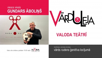 Valoda teātrī. Viesos Gundars Āboliņš