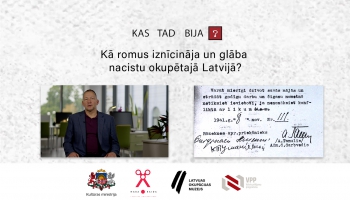 Romu iznīcīnāšana un glābšana nacistu okupētajā Latvijā