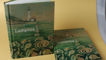 Stāsts par jūru, noslēpumainām radībām un drosmi. Anetes Shāpas grāmata "Lampiņa"