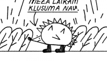 Ezītis meklē klusumu